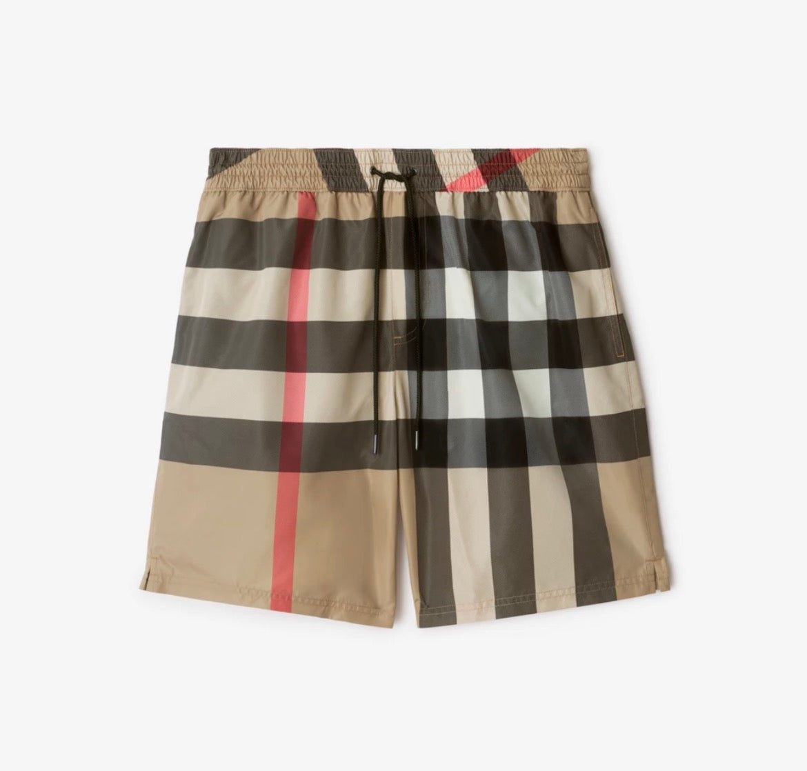 Burberry Biege Check Swim Shorts - L