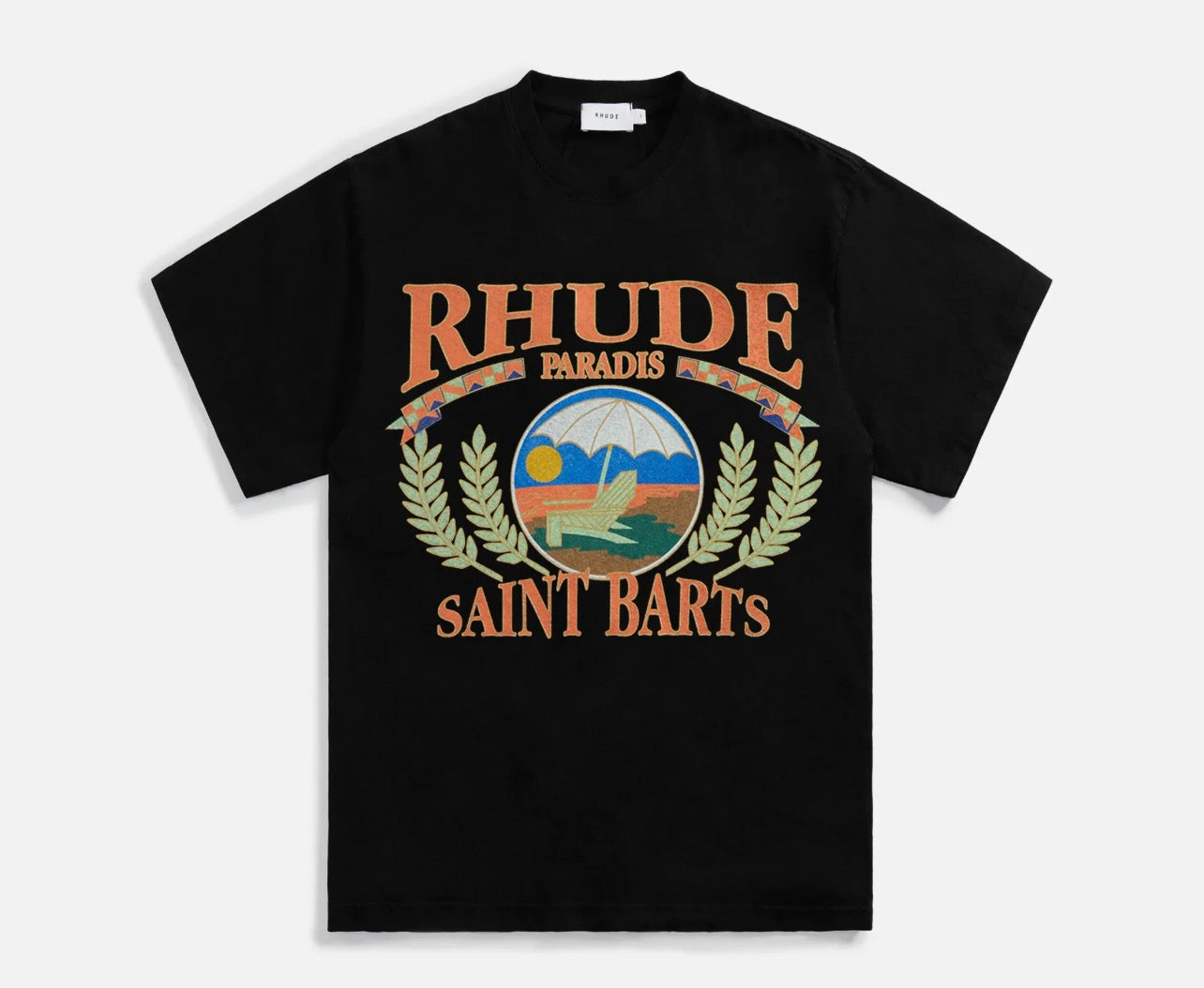 Rhude Black T-Shirt - Large