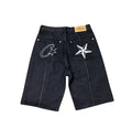 Corteiz C-Star Denim Shorts - Large