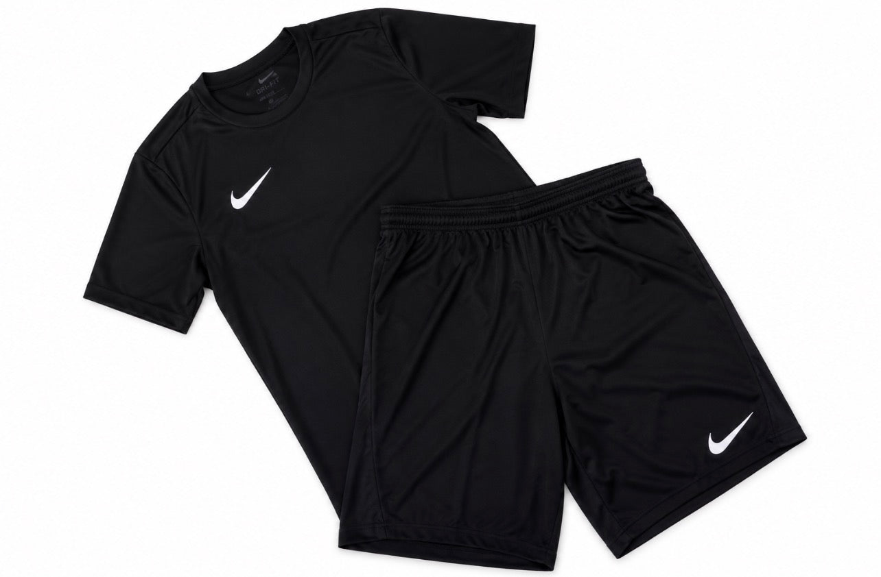 Nike Dri Fit Top and Shorts Set Black - Multiple Sizes