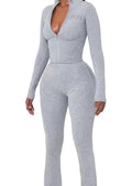 Yagi Wrld grey two piece with blue☑️