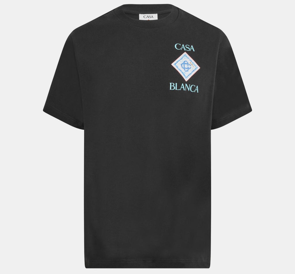 Casablanca Black T-Shirt - Medium