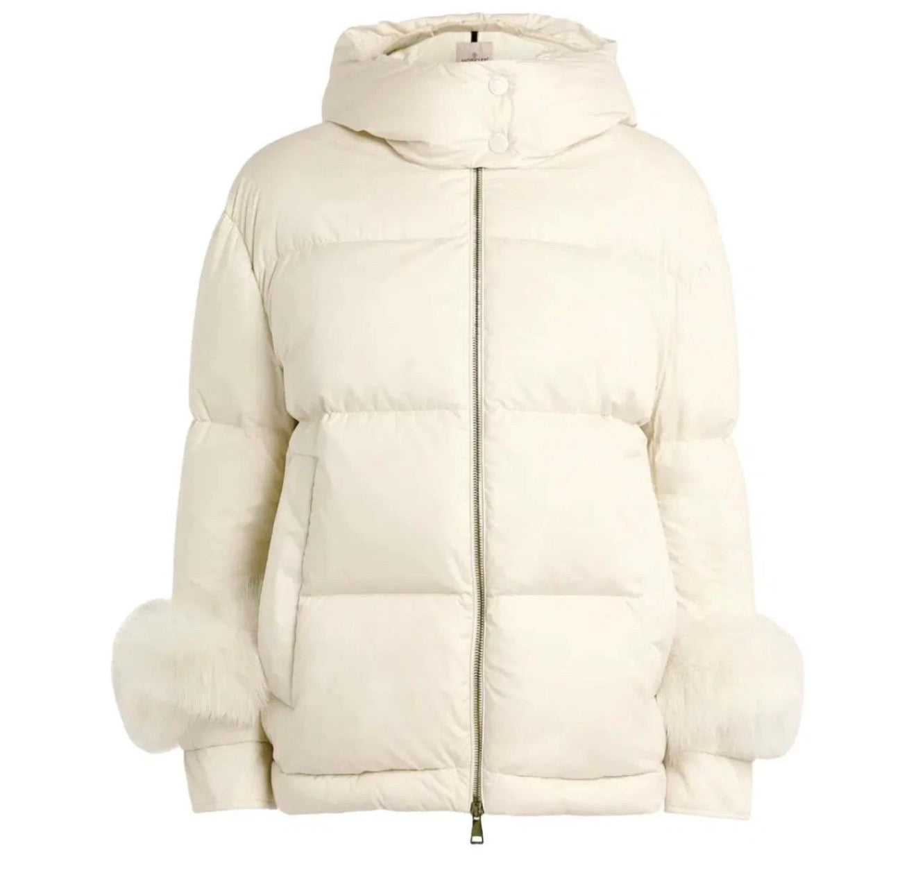 Moncler Jacket  Fraie hooded down filled Fox fur trim - Authenticity Guarantee