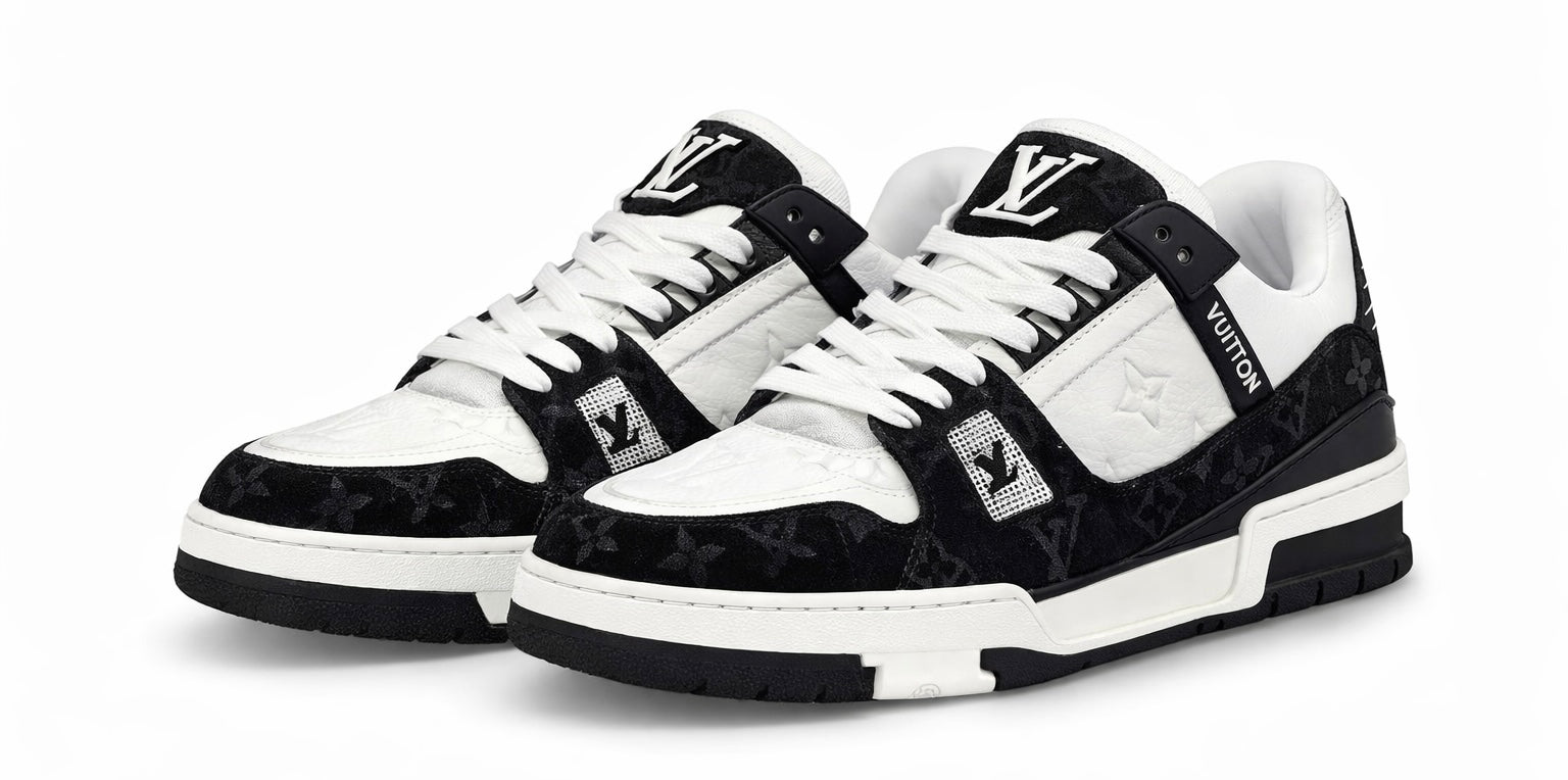 LV Trainer Black Monogram Eclipse Size-9