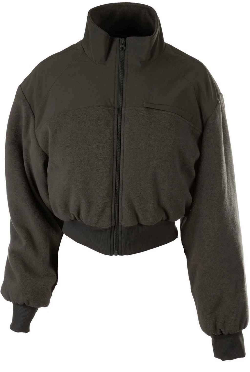 ALO YOGA GREEN FLEECE JACKET