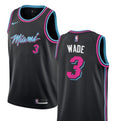 Nike Miami Heat Nba Jersey City Edition Number 3 Black