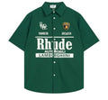 Rhude Polo Shirt Green - Large