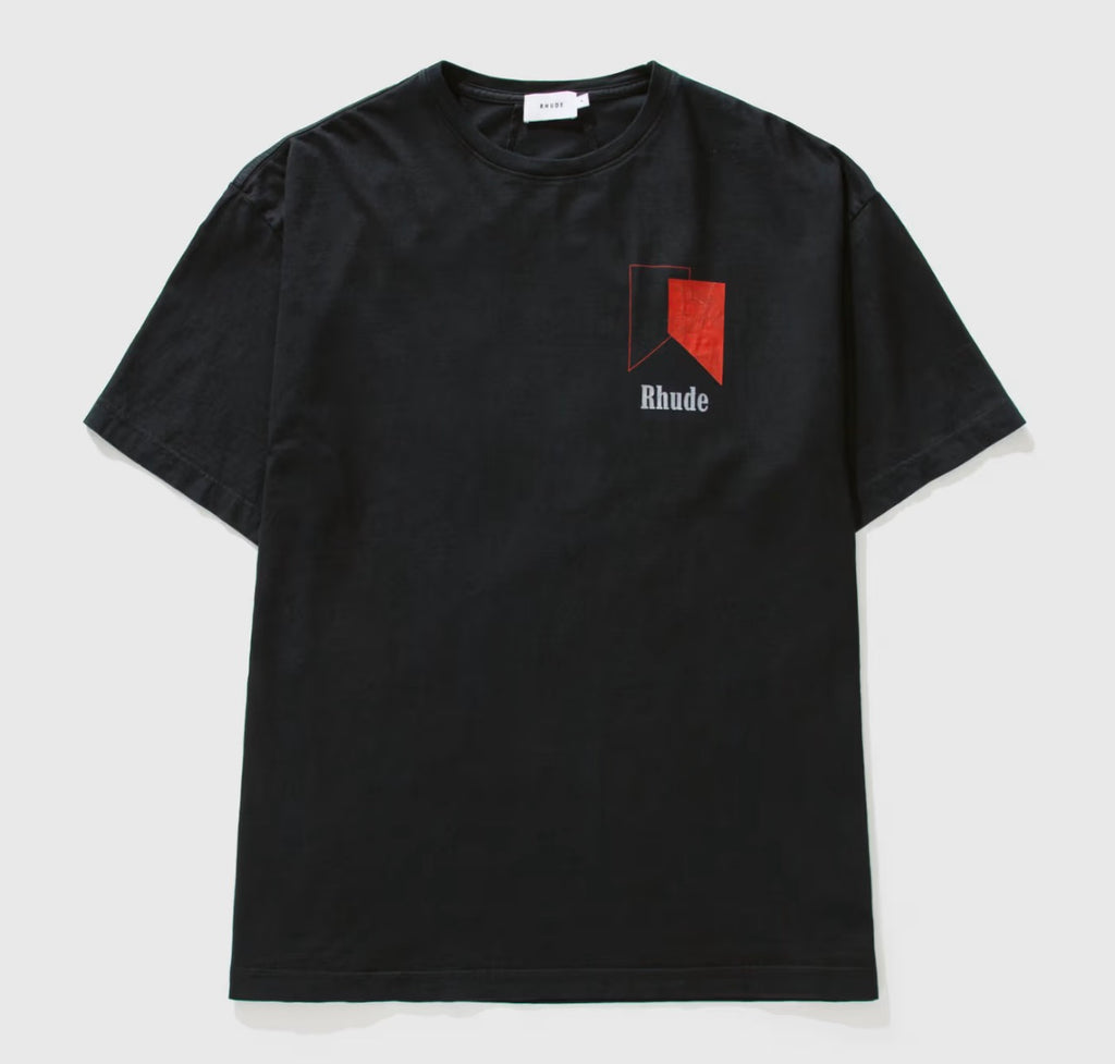 Rhude Black T-Shirt - Medium
