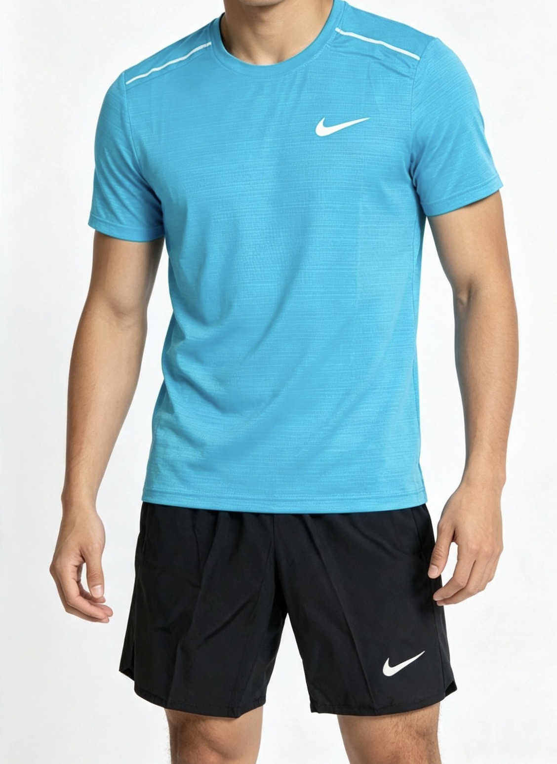 Nike Miller 2 Piece Short Set Blue/Black