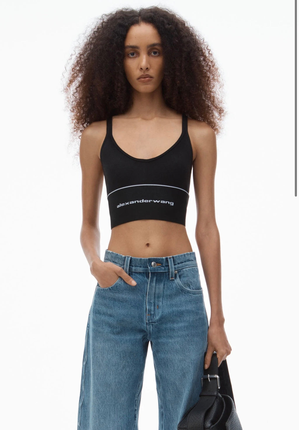 Vera Wang Logo Elastic Bra & Mini Skirt