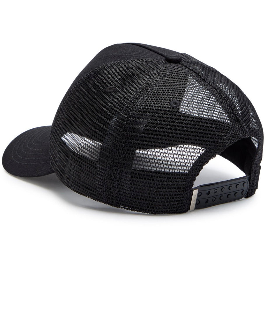 AMIRI Arts District embroidered canvas trucker hat