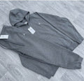 Nike Jordan Brooklyn Fleece Tracksuit Hoodie Joggers Sweatpants Set - Grey☑️
