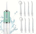 Cordless Dental Water Flosser Jet Tips Floss Oral Cleaner Irrigator Teeth