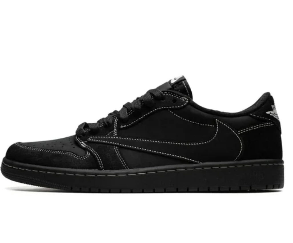 Jordan 1 Low OG SP Travis Scott Black Phantom Sneakers - UK11