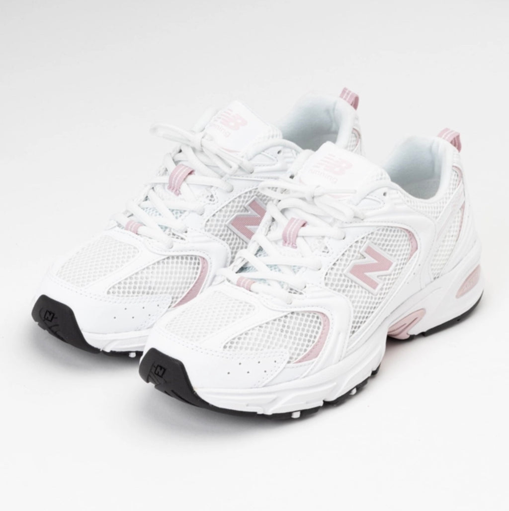 Ladies New Balance 530 Trainers White & Pink 🏴☑️
