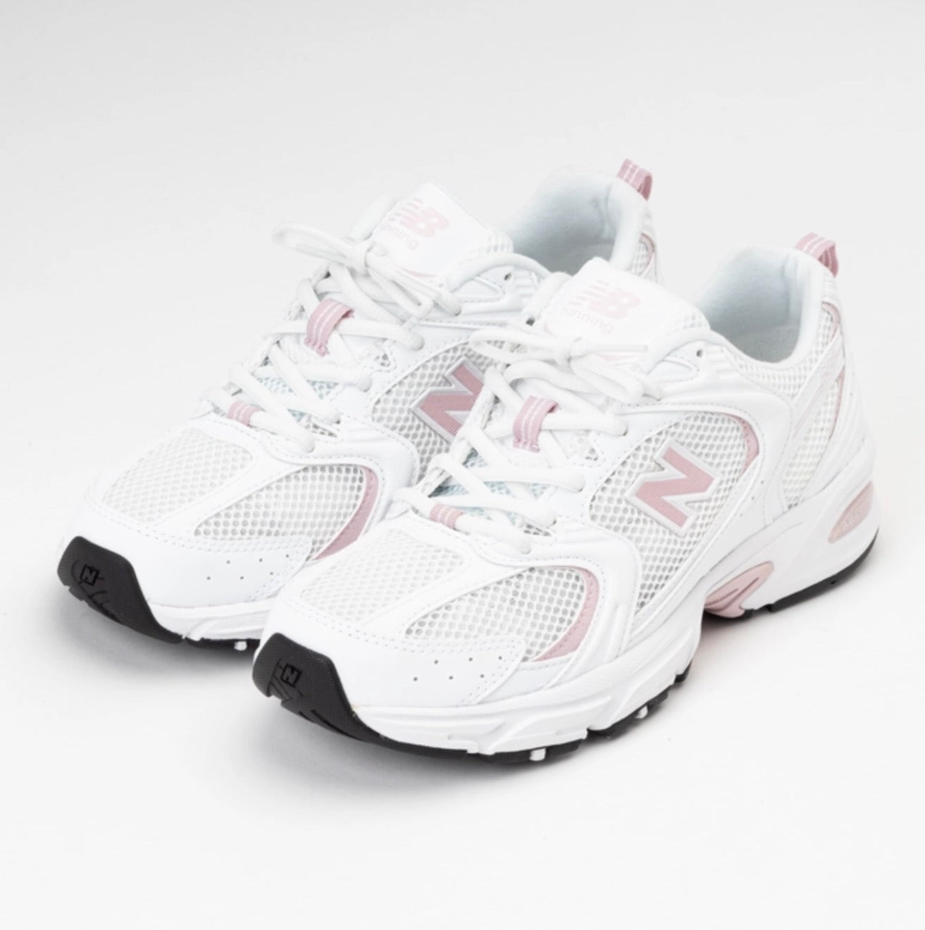 Ladies New Balance 530 Trainers White & Pink 🏴☑️