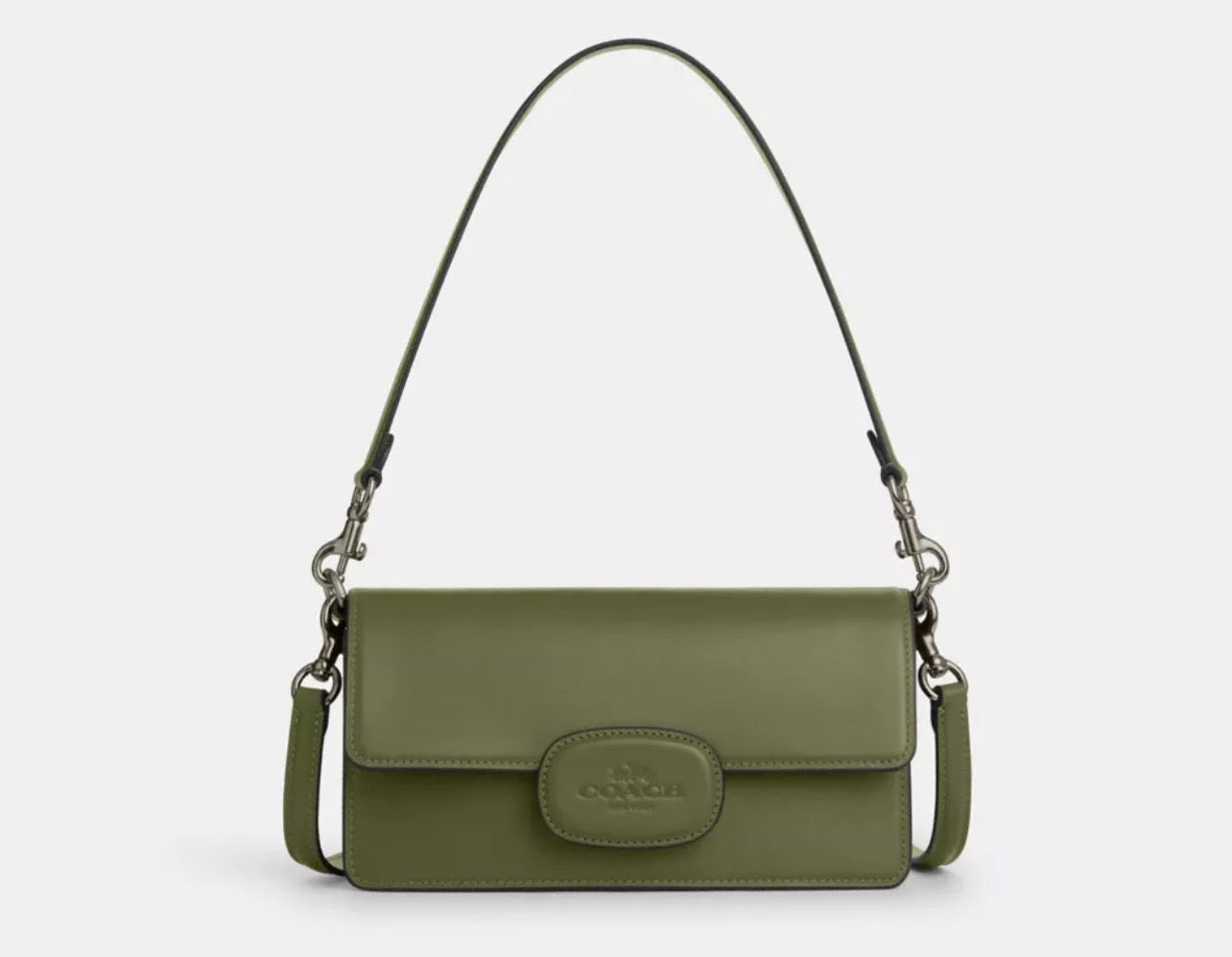 Coach Eliza Flap Crossbody With Leather Covered Closure