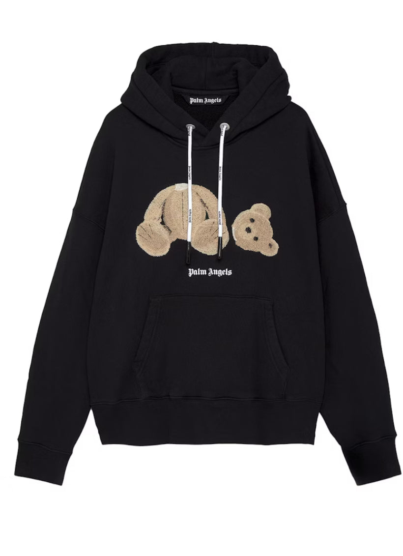 Palm Angel Teddy Bears Black Hoodie