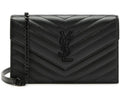 Saint Laurent black Cassandre Handbag