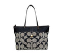 Coach Vintage Y2K Signature Canvas Tote Bag Black/Grey