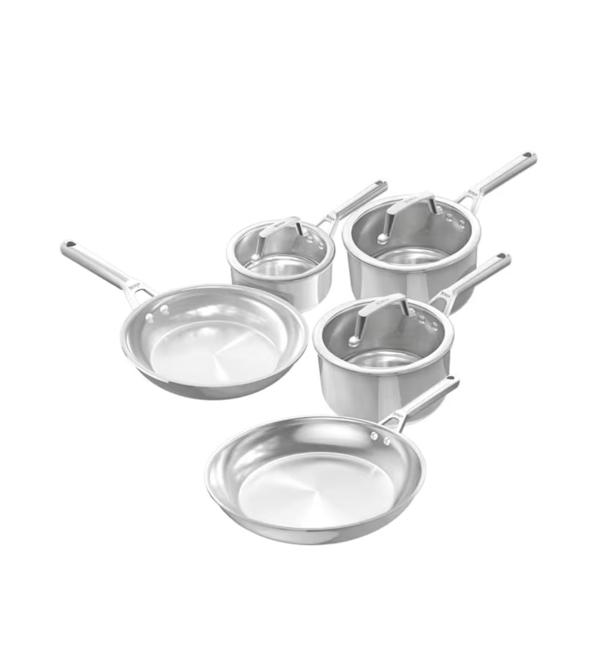 Ninja EverClad Stainless Steel 5-Piece Set C95005EUI 🔌