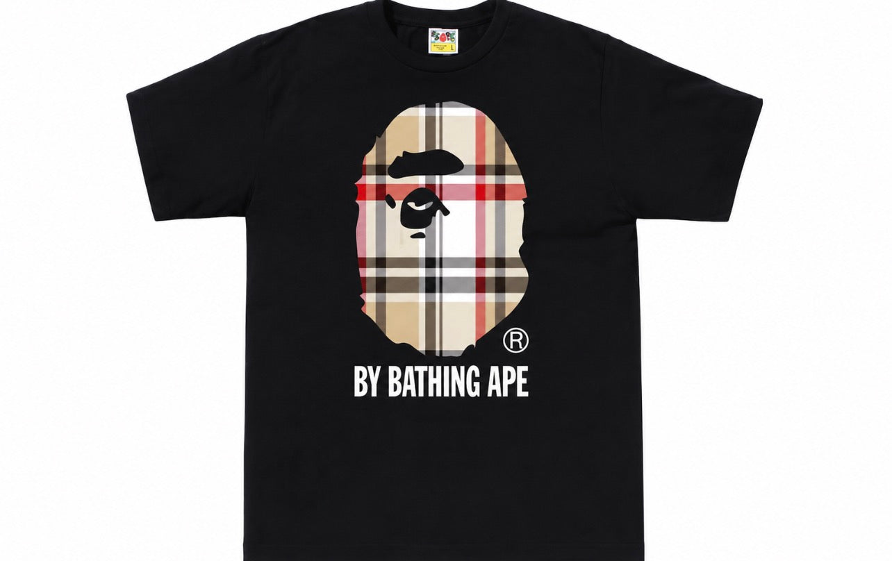 Burberry x Bape Black Tee - Small