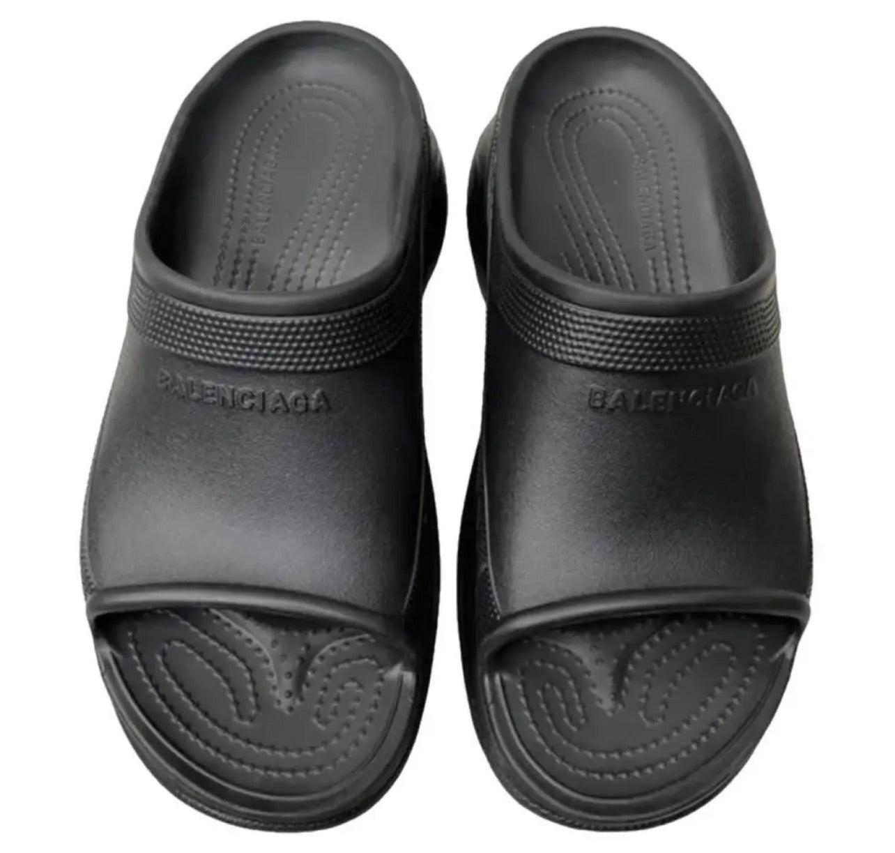 Balenciaga Black Slides - UK 5.5