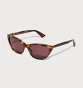 Gucci Acetate Cat Eye Sunglasses | Havana frame / violet lenses |☑️