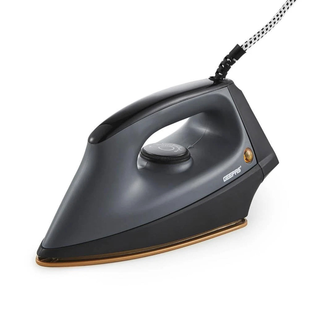 GEEPAS 1200W Heavy Weight Dry Iron Professional Iron for Industry Home Use Grey
