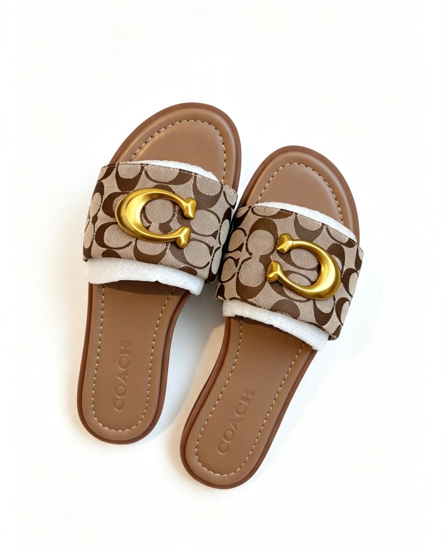 Coach Monogram Slide Size 6.5