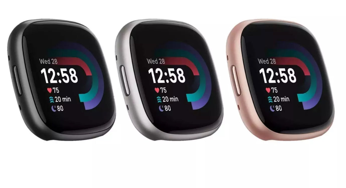 Google Fitbit Versa 4 Smart Watch - Certified refurbished - NO STRAP