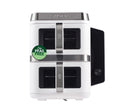 Salter VertiCook View Air Fryer – 9L, 2 Drawers, 12 Functions, PFAS-Free, White