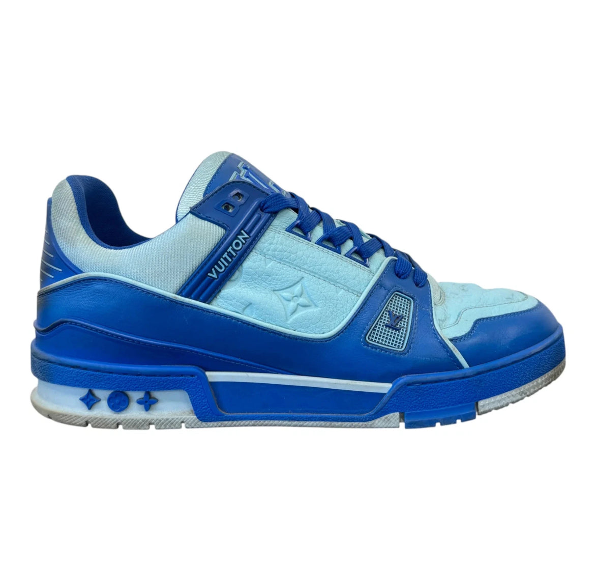 Louis Vuitton Men's LV Low Trainers Blue🏴☑️