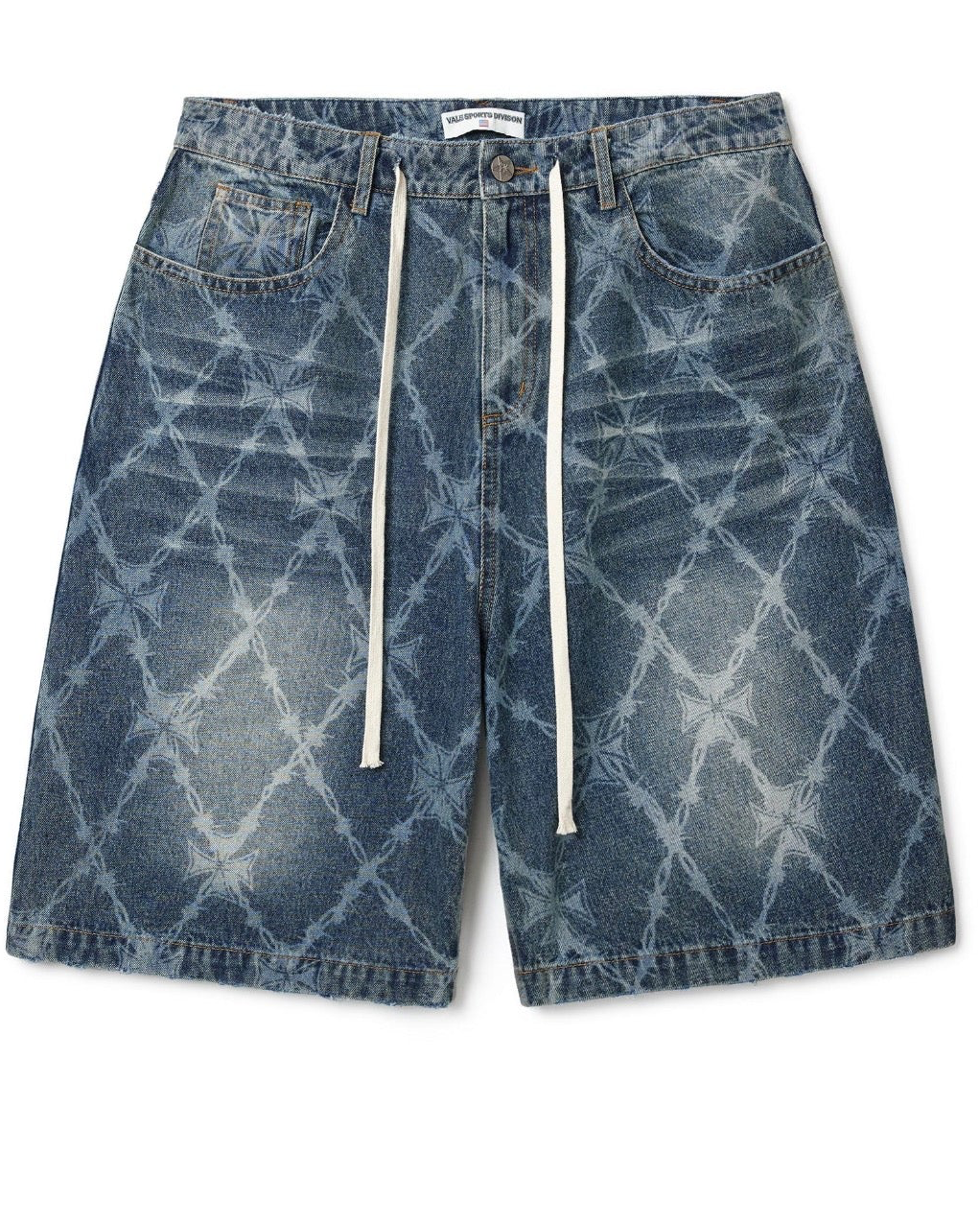 Vale Forever Ironworks Jorts Blue