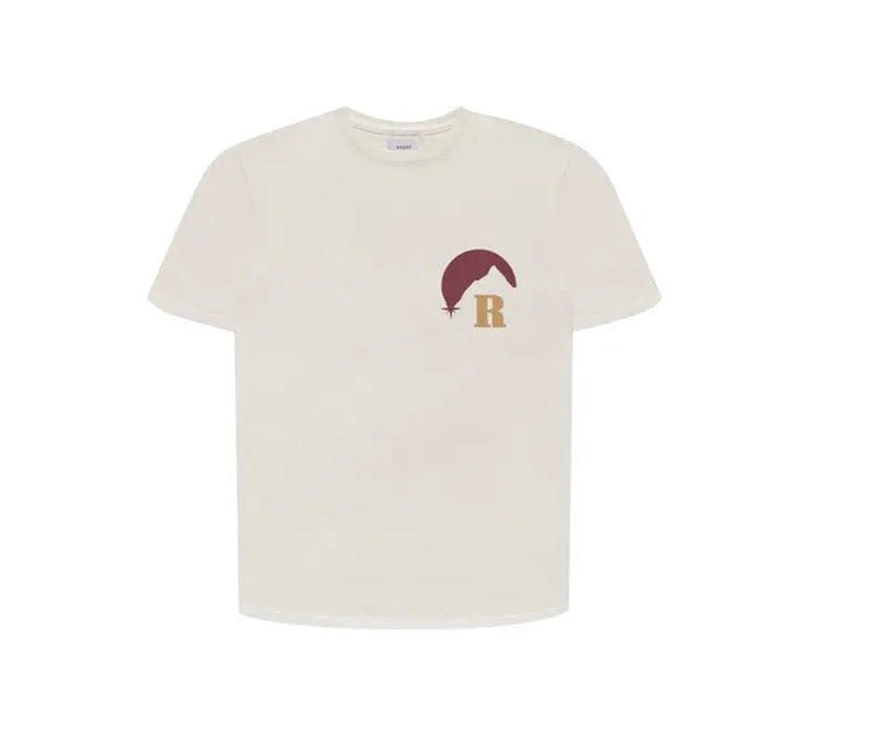 Rhude White Moonlight Tropics Tee - M