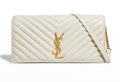 YSL Lamb Cross Body Bag White/Cream