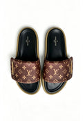 LV Monogram Pool Pillow Slides Size -7
