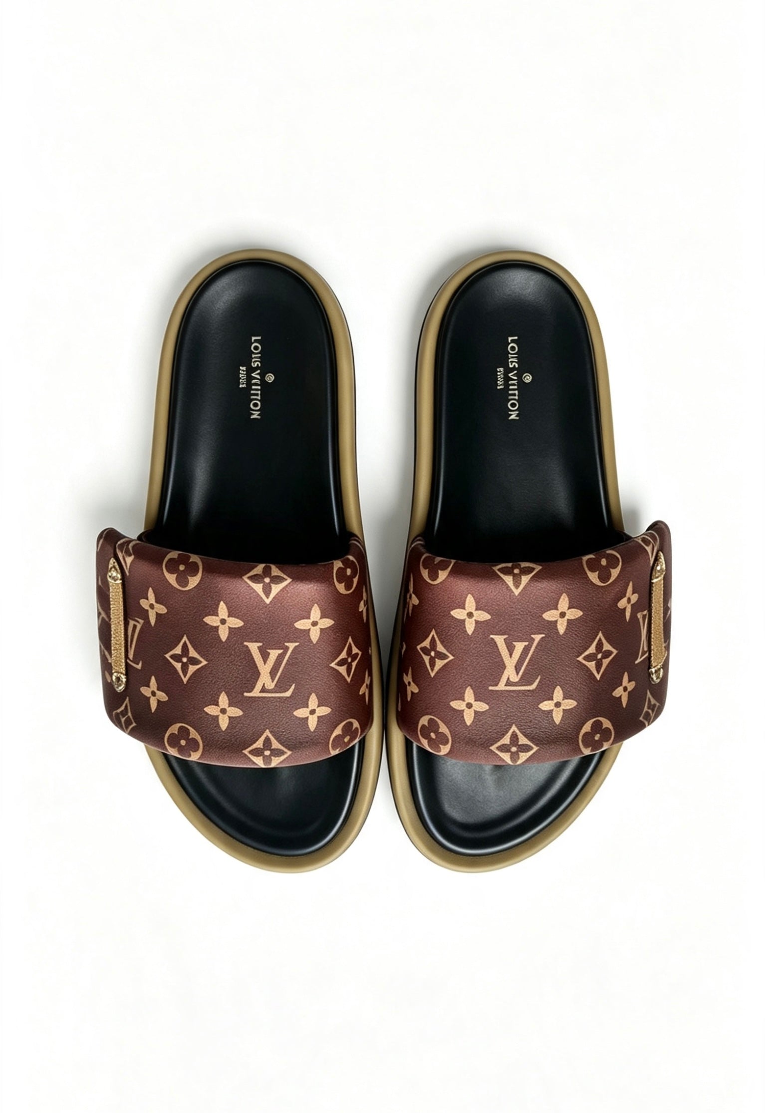 LV Monogram Pool Pillow Slides Size -7