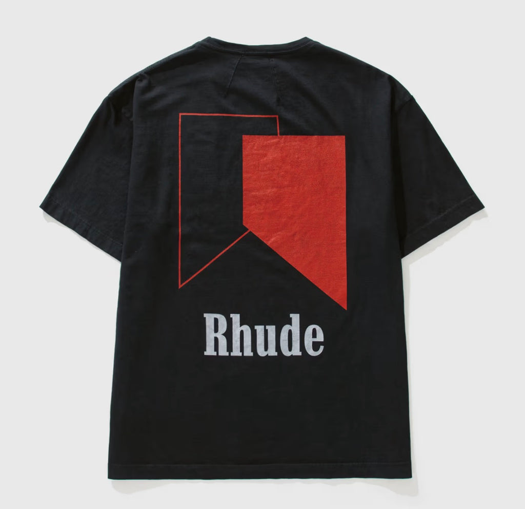 Rhude Black T-Shirt - Medium