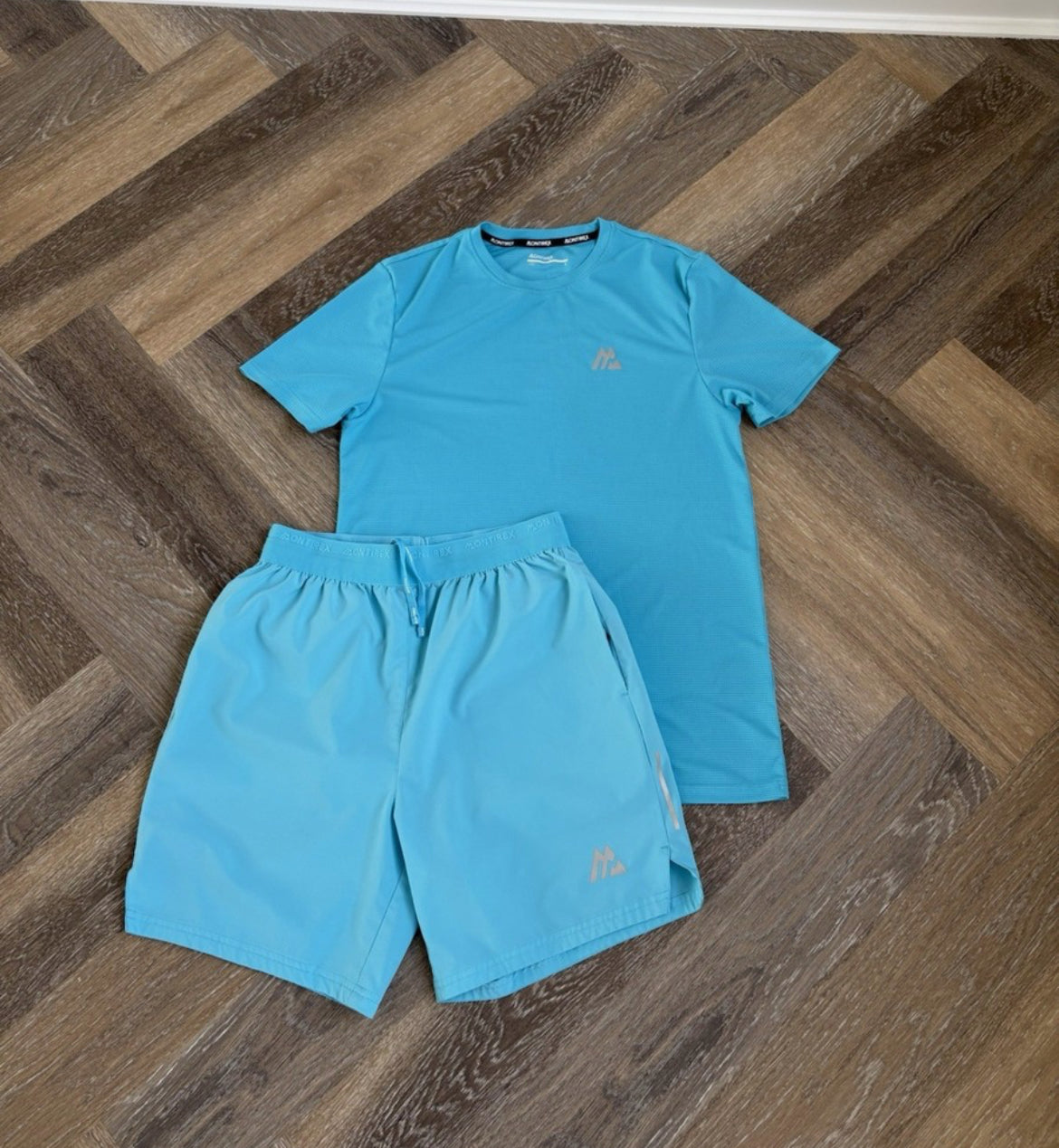 Light Blue Montirex T Shirt / Shorts Set☑️