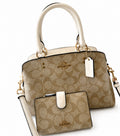 Coach Lilli Carryall Handbag and matching purse.