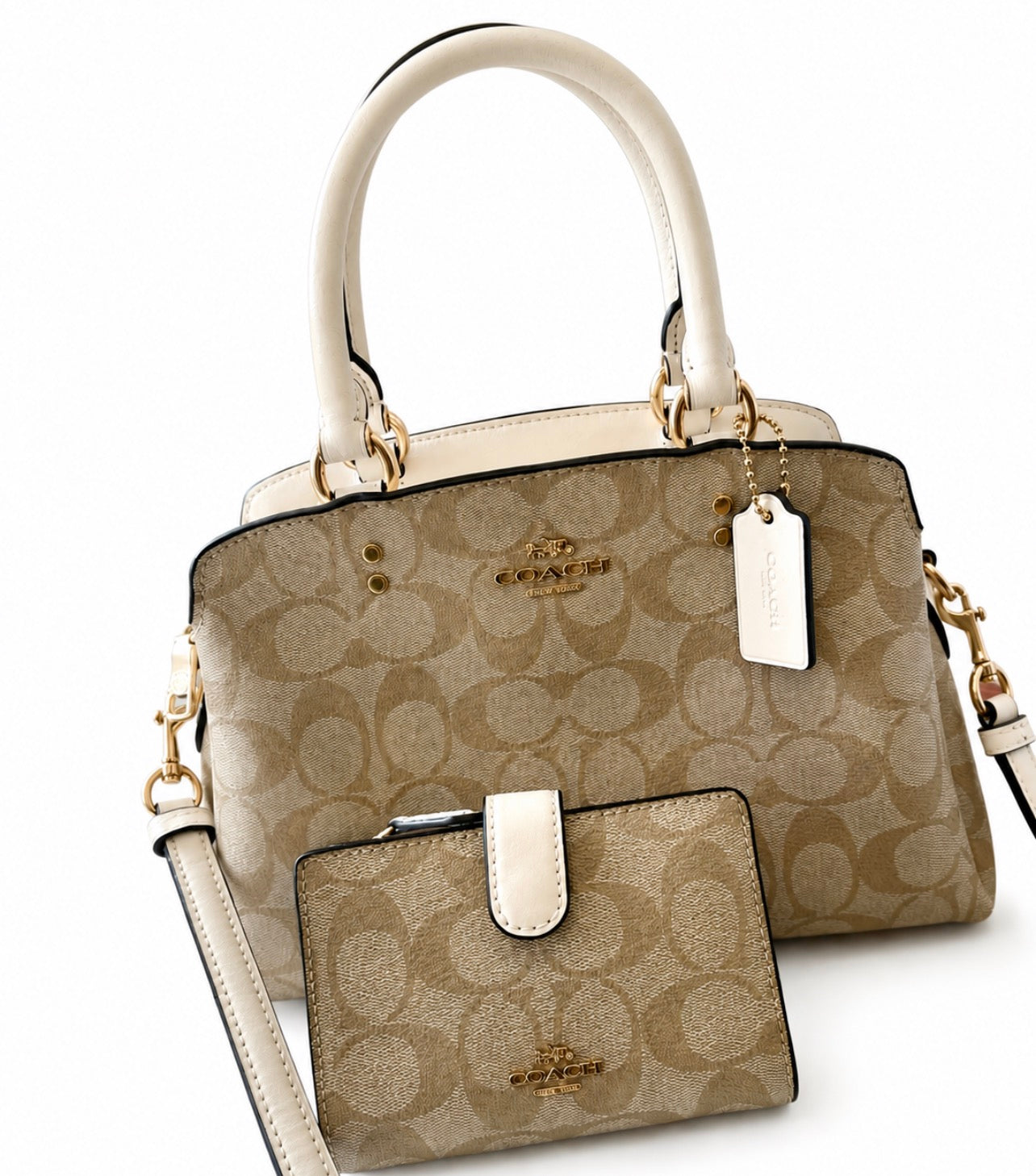 Coach Lilli Carryall Handbag and matching purse.