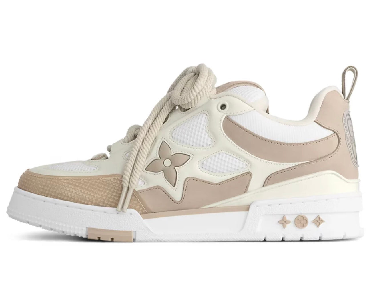 Skate Monogram Trainer - Cream