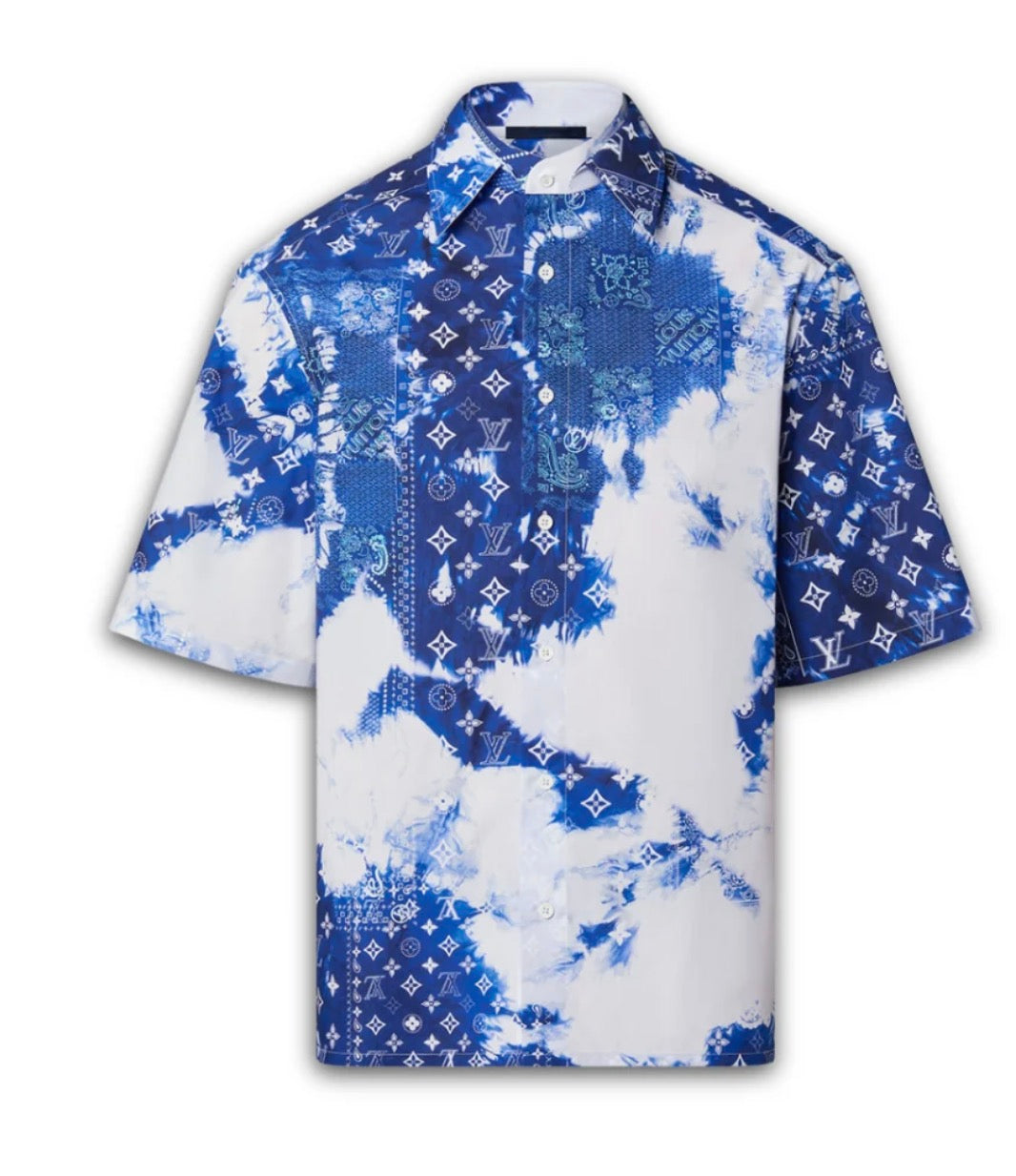 MONOGRAM BANDANA DENIM SHIRT