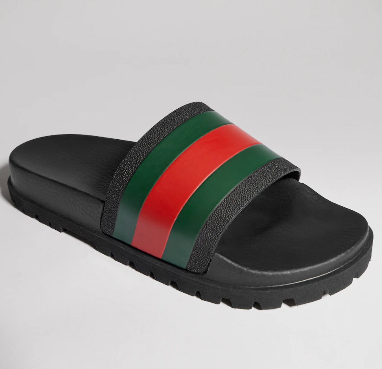 Gucci Men's slide sandal with Web