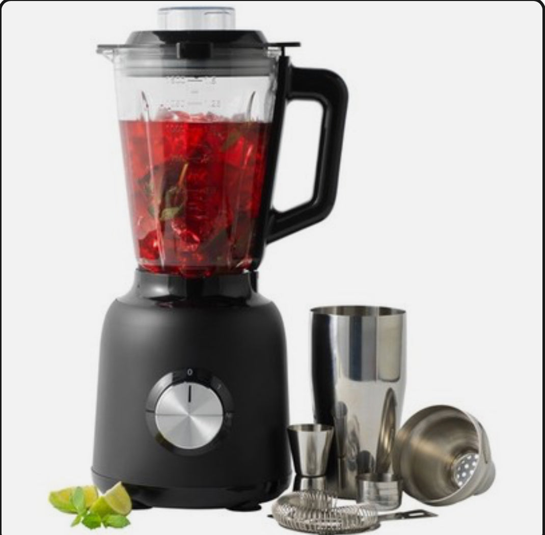 Salter Mixologist Blender 1.5L Jug & Cocktail Making Set Professional Range 800W