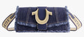 True Religion Frayed Denim Crossbody Bag ®️