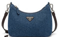 Prada Re-Edition Blue Denim Shoulder Bag