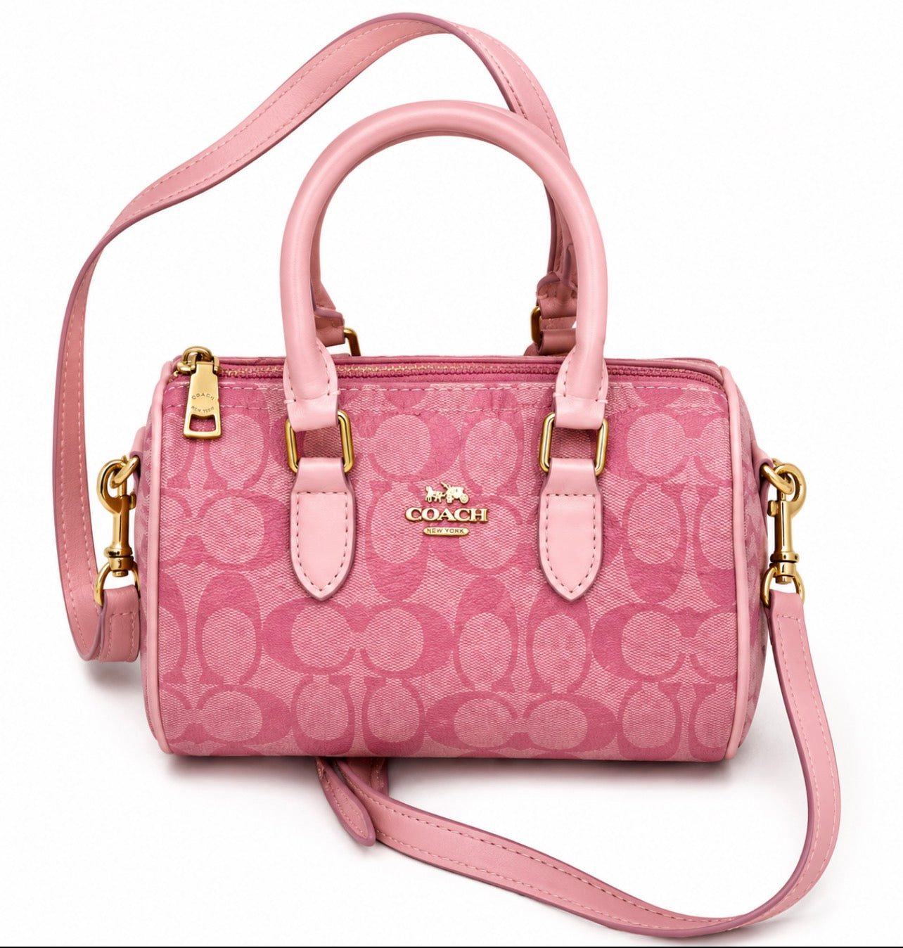 Coach Pink Mini Rowan Bag