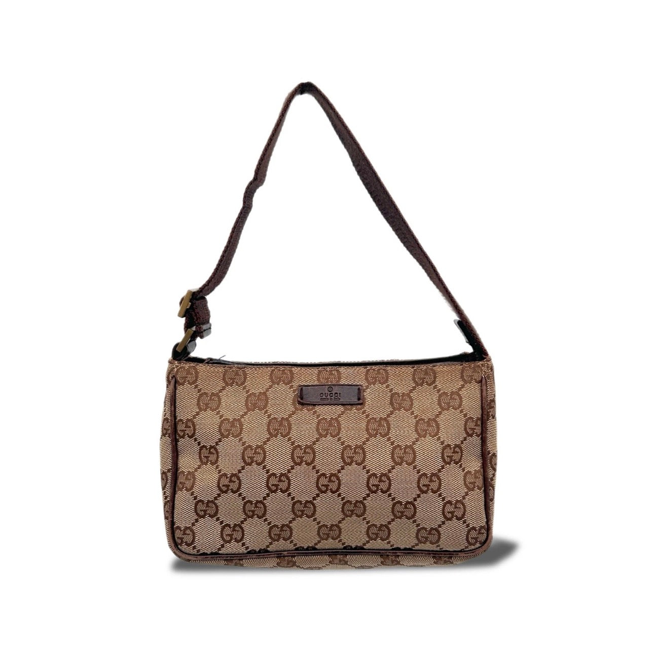 Vintage Beige Gucci Shoulder Bag